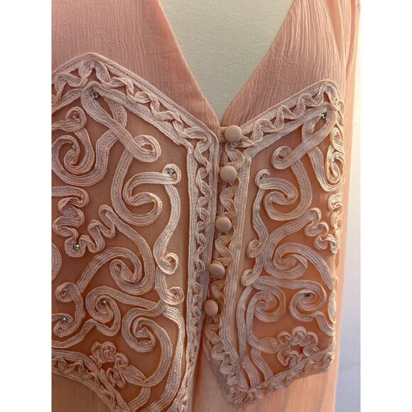 Pink Sheer Duster Women's Small - Picture 5 of 6